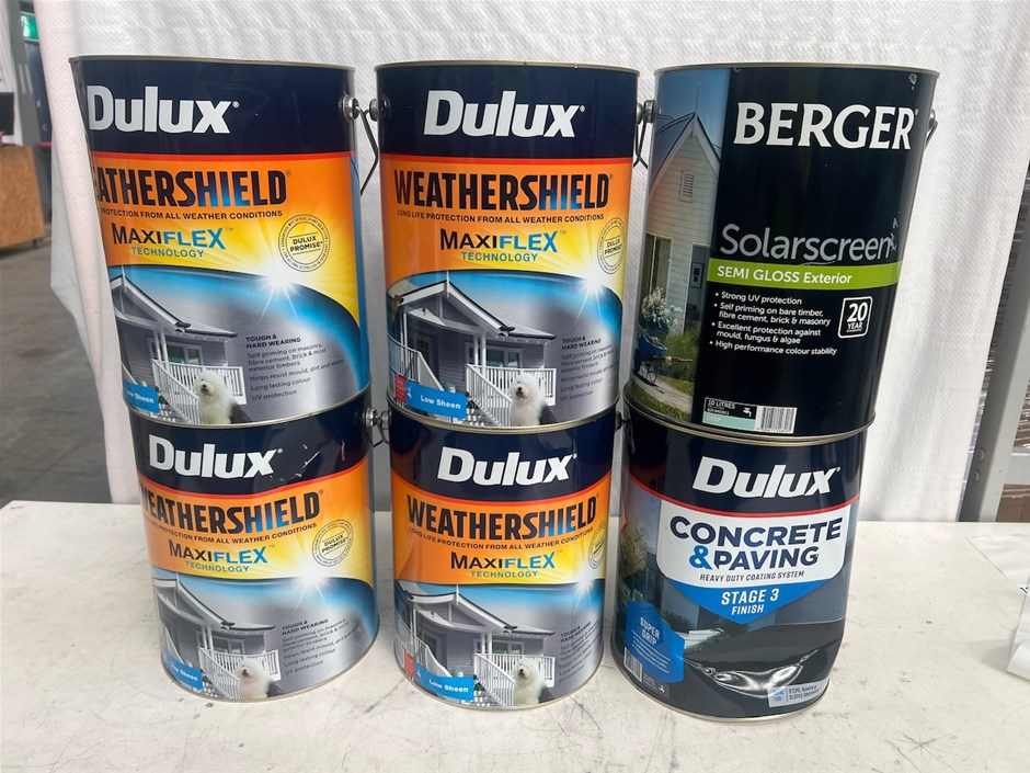 Assorted 10Lt Tins of Paint