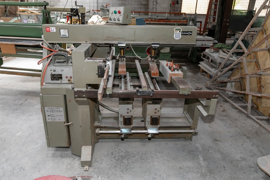 LB BOHRMATIC 2000 Flow Through Multi Spindle Boring Machine