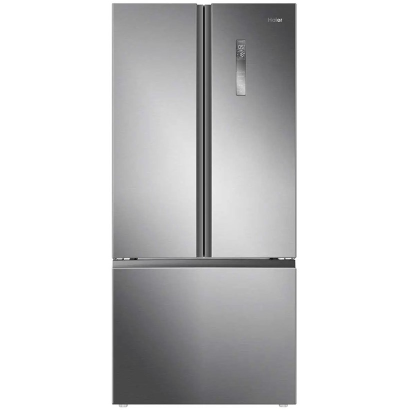 HAIER 489L French Door Frost Free Fridge, Satina Silver, HRF520FS. NB: Has