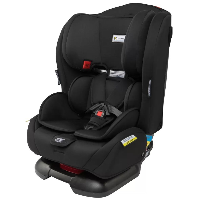 INFASECURE Legacy Convertible Car Seat, 0 To 8 Years, Black.
