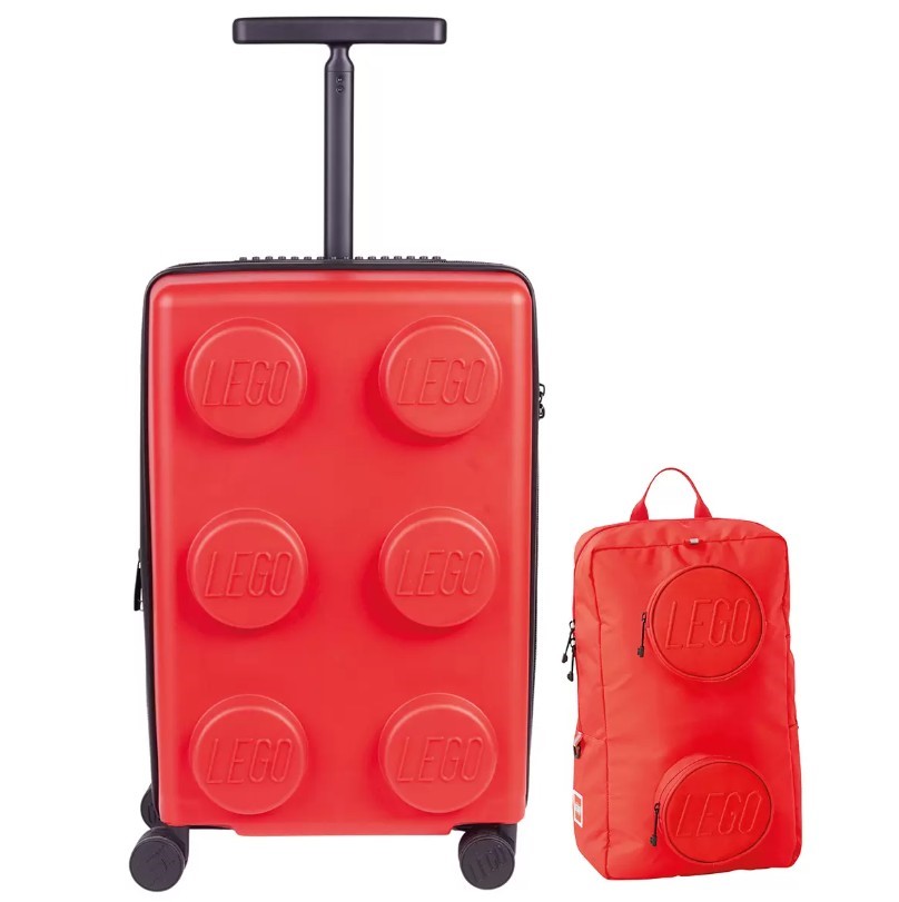 LEGO Carry On And Backpack Set, Red.
