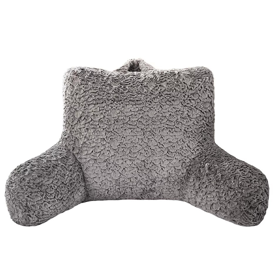SUTTON PLACE Whisper Lounge Back Rest & Reading Pillow Cushion, Grey. NB: N