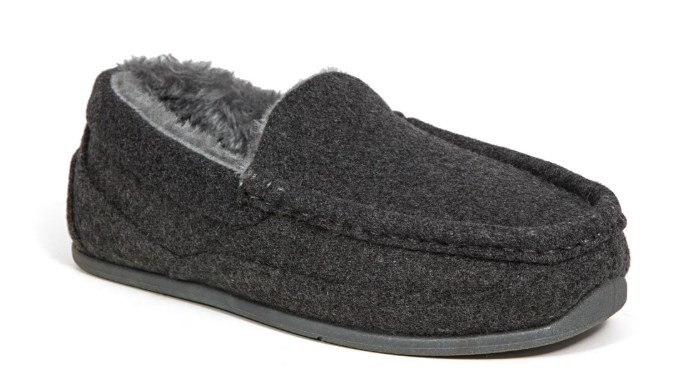 DEER STAGS Kids Boy's Lil Spun (Little Kid/Big Kid) Grey Felt 3 Little Kid