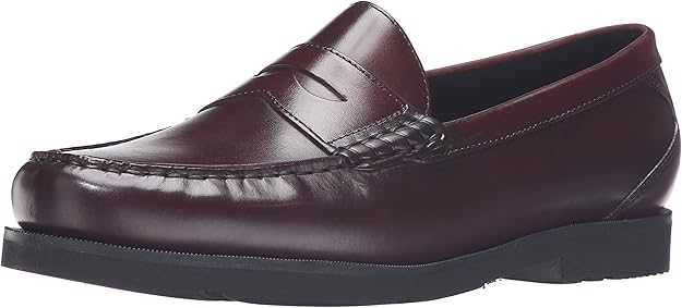 Rockport Men's Modern Prep Penny Loafer, Burgundy, 9.5 Wide