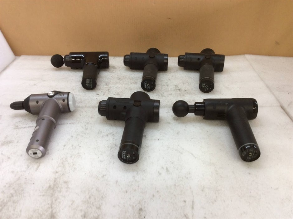 Mix Brand Mix Model Deep Tissue Percussion Massage Gun (Lot of 6)