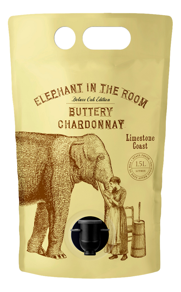 Elephant in the Room Buttery Chardonnay Bagnum 2024 (6x 1.5L) SA