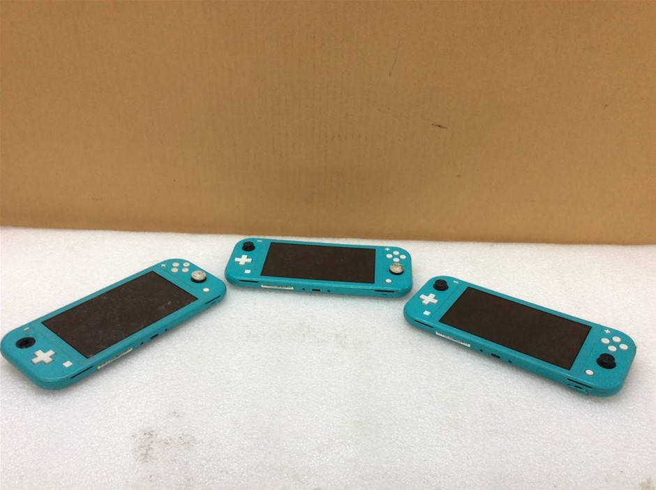 Nintendo Switch Lite HDH-001 Handheld Gaming System (Lot of 3)