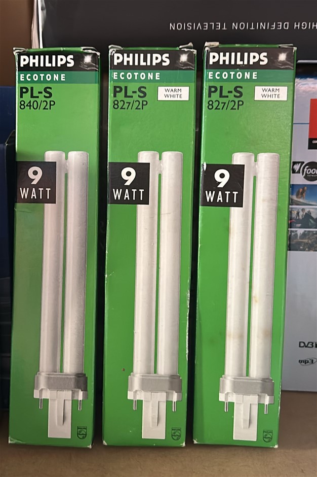 3x PHILIPS Ecotone Compact Fluorescent Lamps