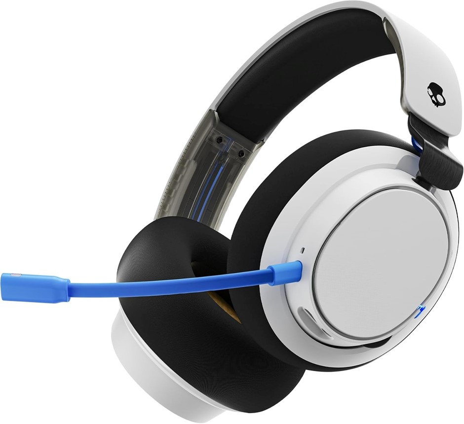 SKULLCANDY SLYR Pro Multi-Platform Over-Ear Wireless Gaming Headset, White/