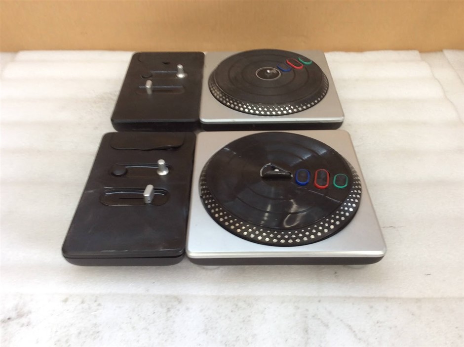 Activision DJ Hero Wireless Turntable Controller (Lot of 2)