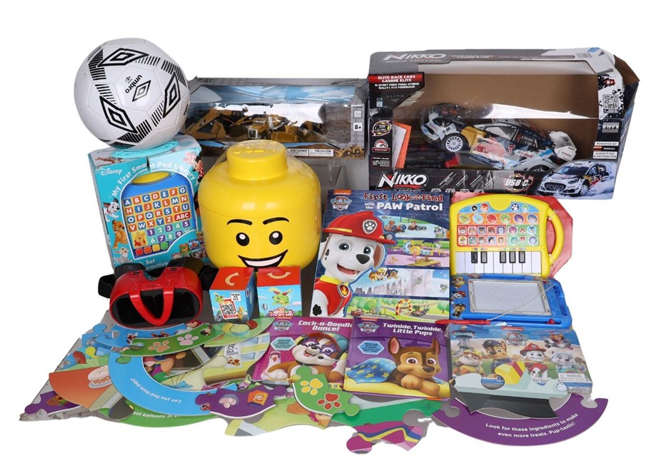 Assorted Toys, inc. LEGO & NIKKO, And More. NB: Not in original packaging,