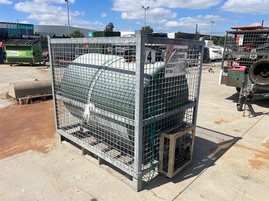 Holding Stilling Tank in Cage Auction (0021-3036518) | Grays Australia