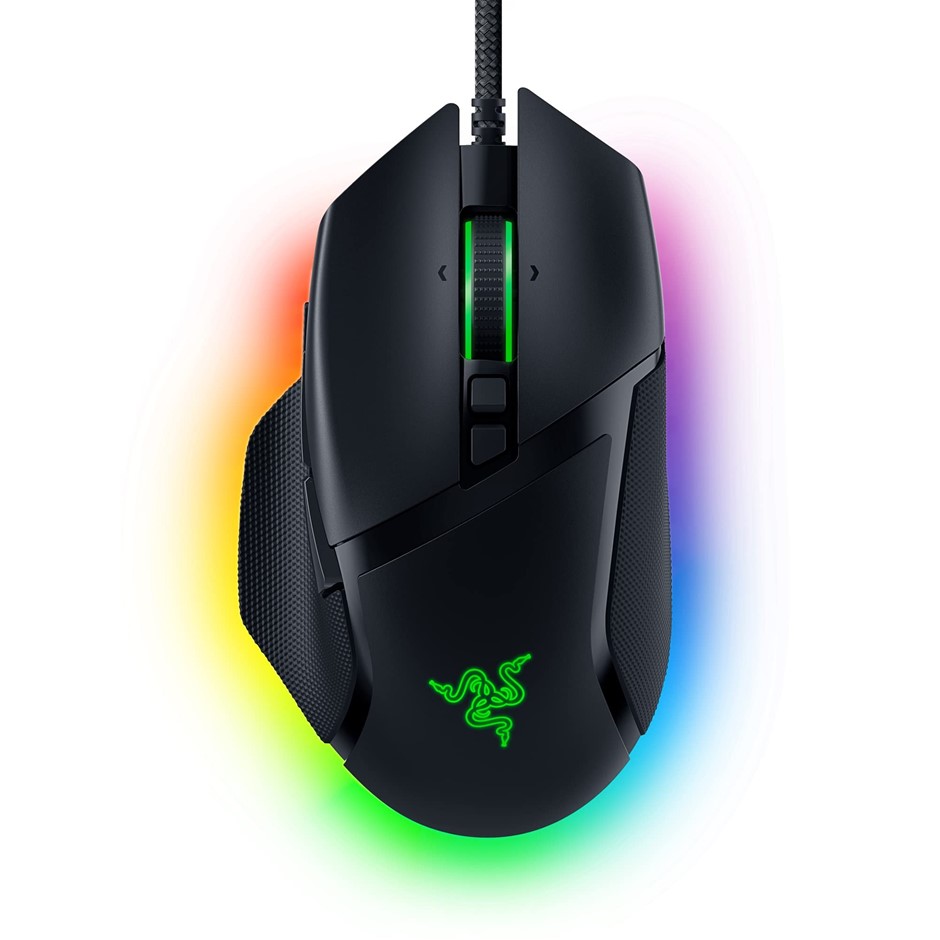 RAZER Basilisk V3 35K Wired Ergonomic Gaming Mouse HyperScroll Tilt Wheel,