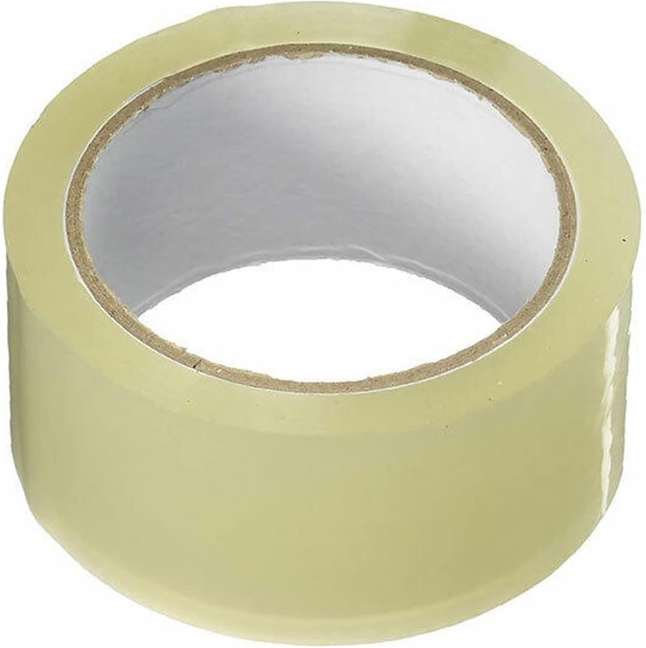3 Packs of 6 x CUMBERLAND Low Noise Packaging Tape, 75 Meter Length x 48 mm