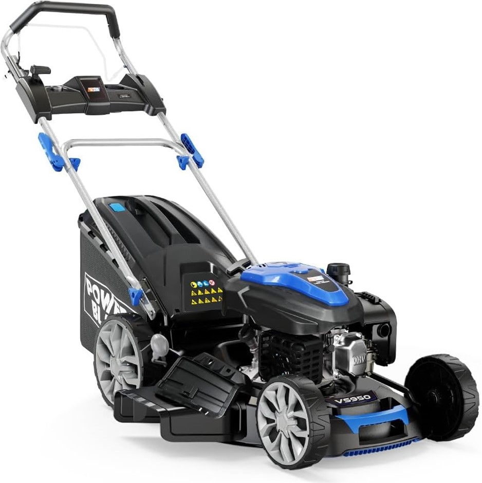 POWERBLADE 20" 200cc Self-Propelled Lawn Mower, Electric Start, 7 Height, S