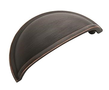 Pack of 5 x AMEROCK PullsCup Pulls 3 in (76 mm) Center-to-Center Oil-Rubbed