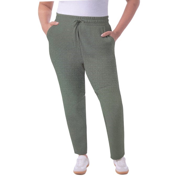 2 x 32DEGREES Women's Sueded Tech Pants, Size XL, Green. Buyers Note - Dis