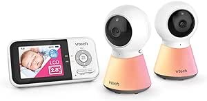 VTECH BM3350N 2.8" 2-Camera Full Colour Video Baby Monitor.