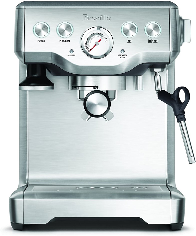 BREVILLE The Infuser Espresso Machine, Brushed Stainless Steel, BES840BSS,