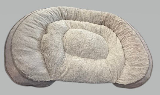 KIRKLAND SIGNATURE Sloped Cuddler Pet Bed, 104 x 78 x 22 cm.
