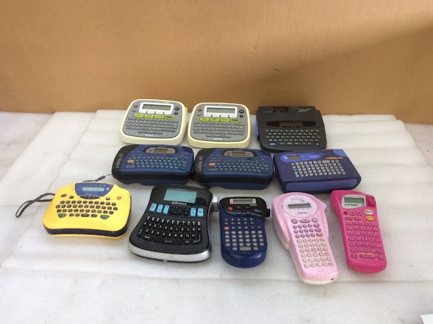 DYMO/Casio KL-100/Brother P-Touch Label Printers (Lot of 11)