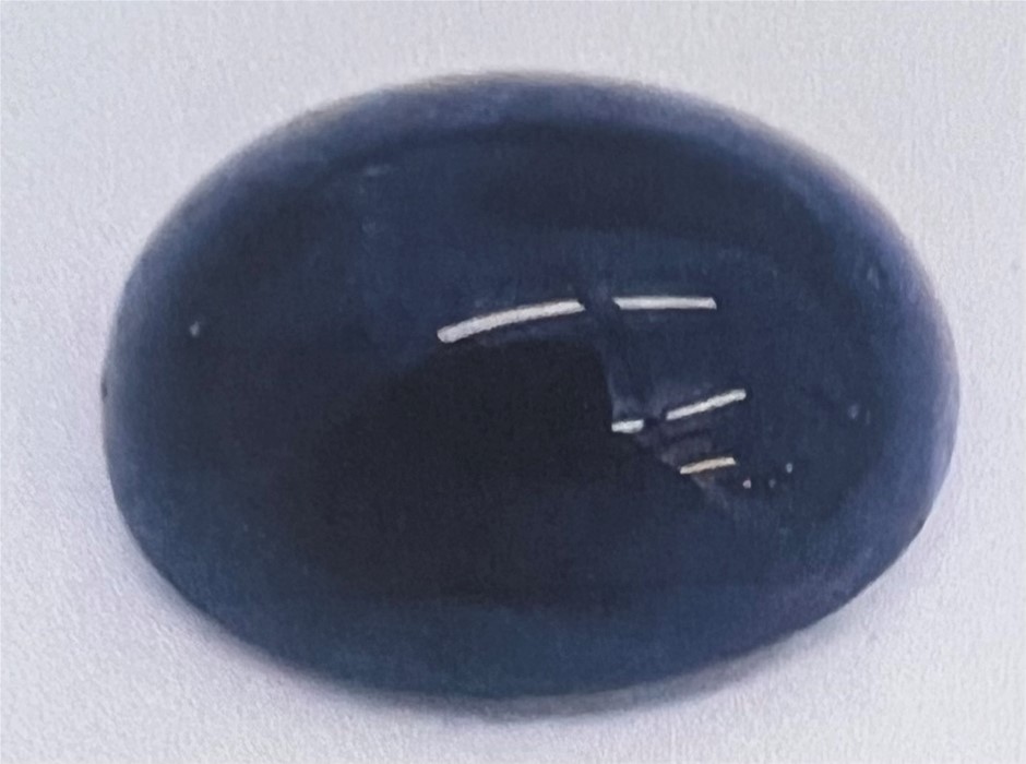 6.86 Carat Oval shape blue sapphire val:$878