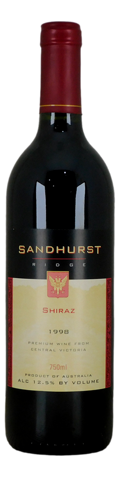 Sandhurst Ridge Shiraz 1998 (1x 750mL), AUS.