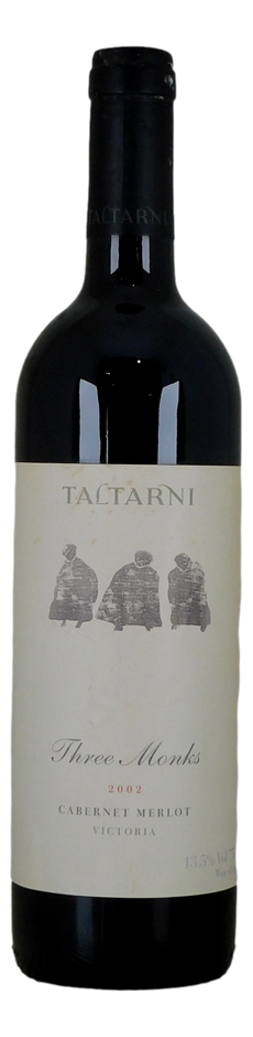 Taltarni Vineyards Three Monks Cabernet Merlot 2002 (1x 750mL), AUS.