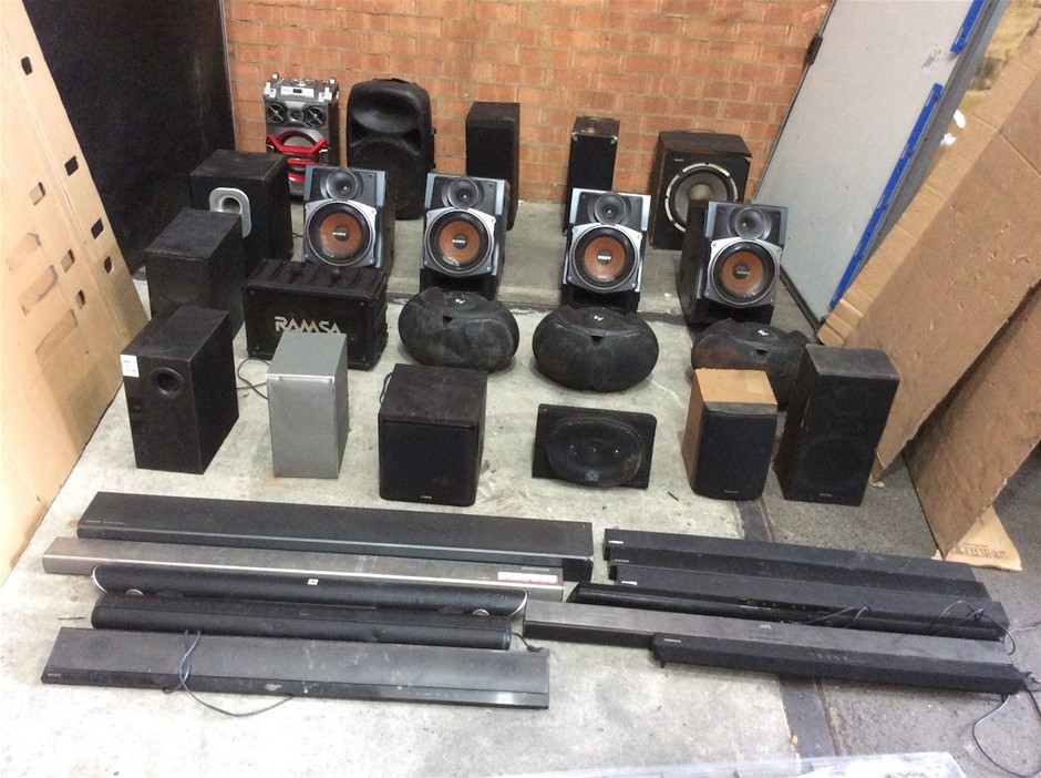 Mixed Brand Speakers And Soundbars Assorted Models