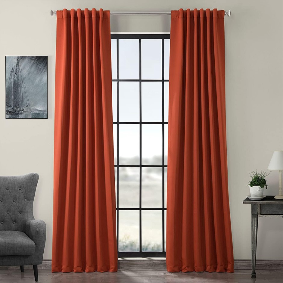 HPD Room Darkening Curtain for Bedroom & Living Room (1 Panel), 50" x 84",