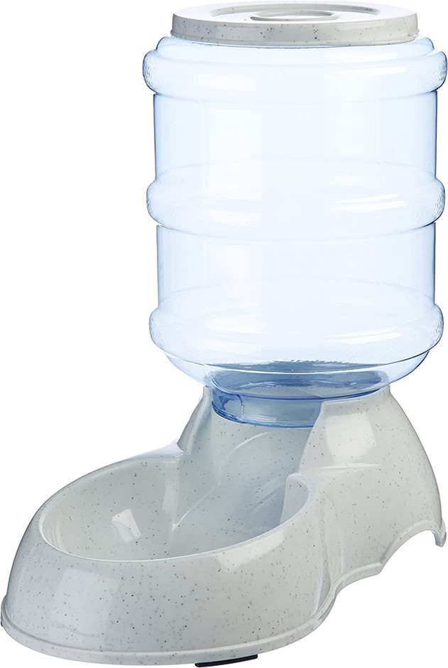 AMAZON BASICS Gravity Pet Food Feeder, Small, Dimensions: 32 x 17.5 x 30.73