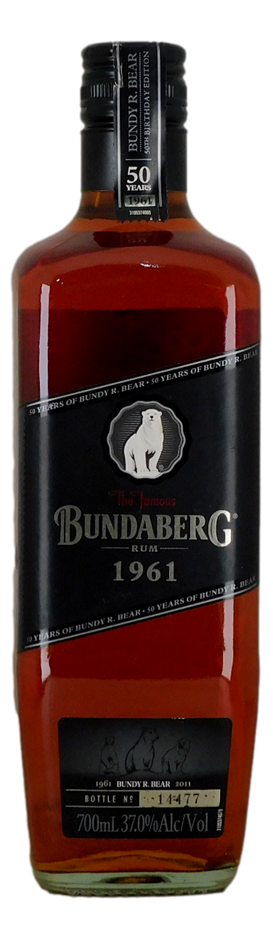 Bundaberg Rum 1961 Single Bear #14477 (1x 700mL), QLD.