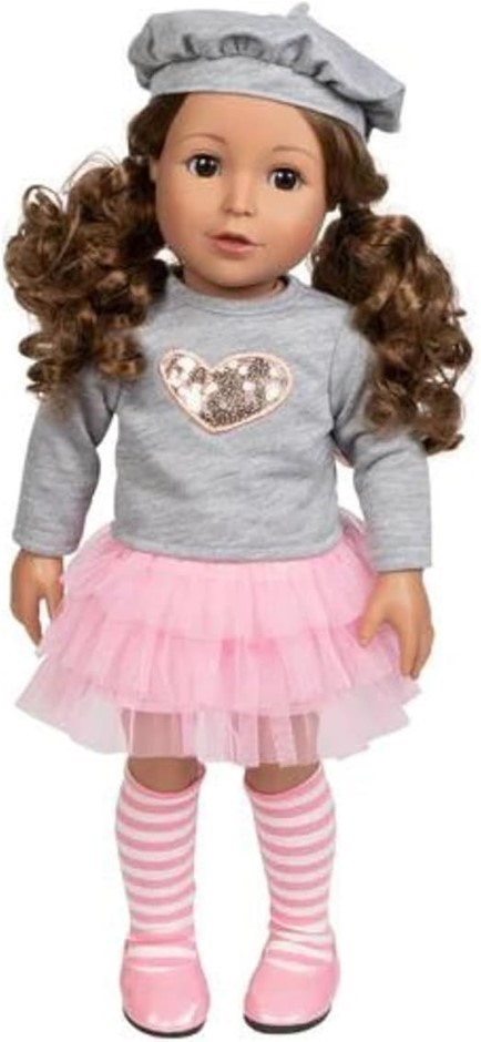 ADORA - Realistic 18-inch  Doll - "JACQUELINE". Soft, Huggable Body. Moveab