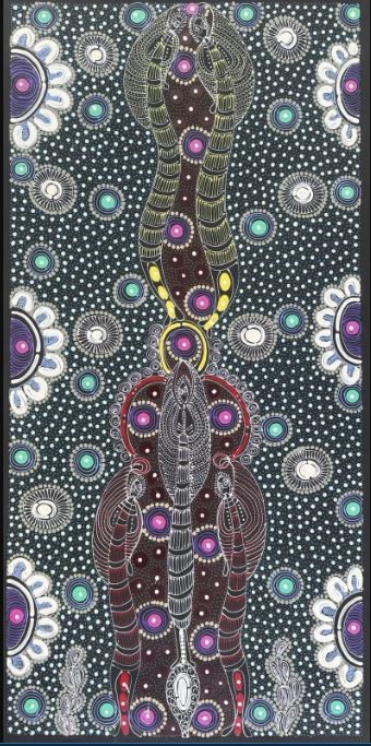 Original Aboriginal Painting Colleen Bird Wallace Nungurrayi