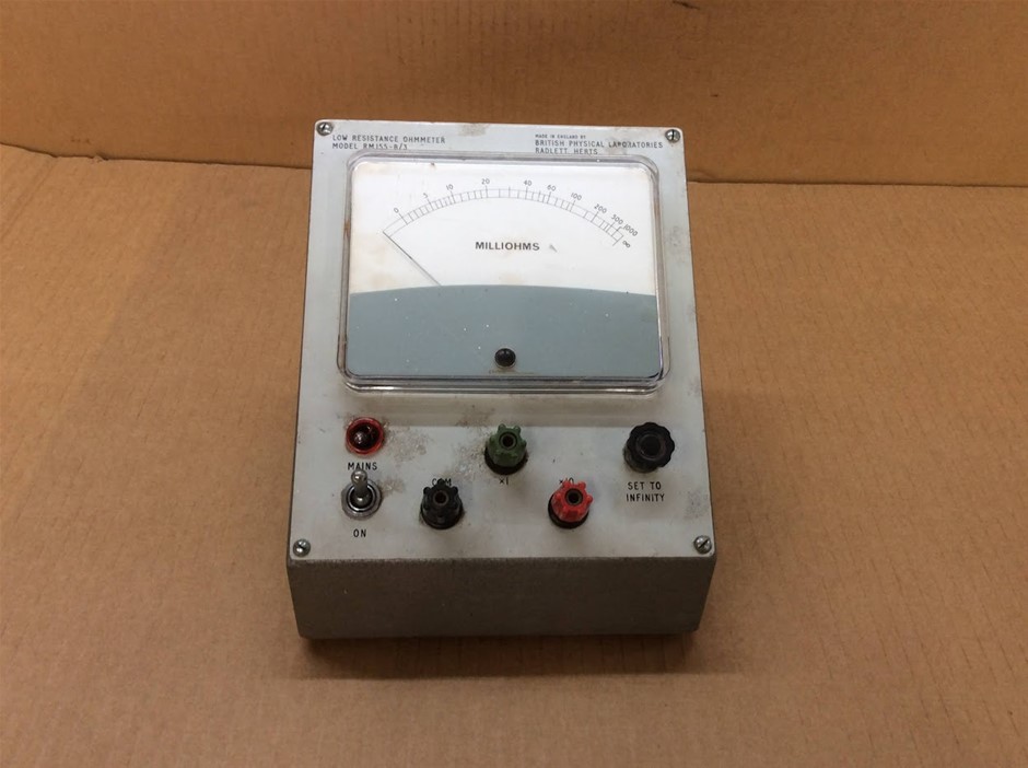 British Physical Laboratories RM155-B/3 Low Resistance Ohmmeter