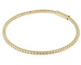 9K Yellow GOLD ELASTIC POP CORN Bracelet 18cm