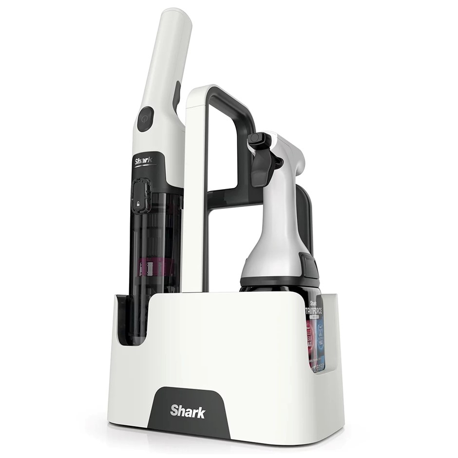 SHARK Stainforce Cordless Spot Cleaner, White/Black, HX100ANZ.