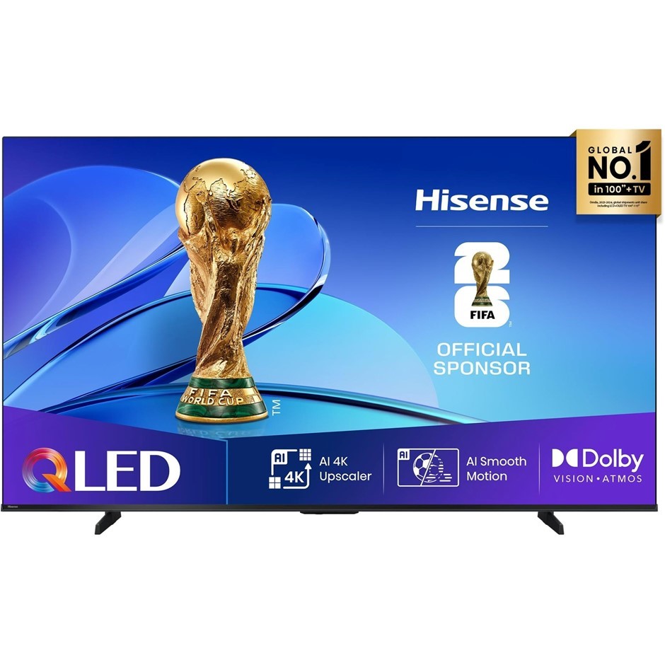 HISENSE 65" Q6QAU 4K QLED Smart TV [2025]. NB: Retail Return, Screen Panel