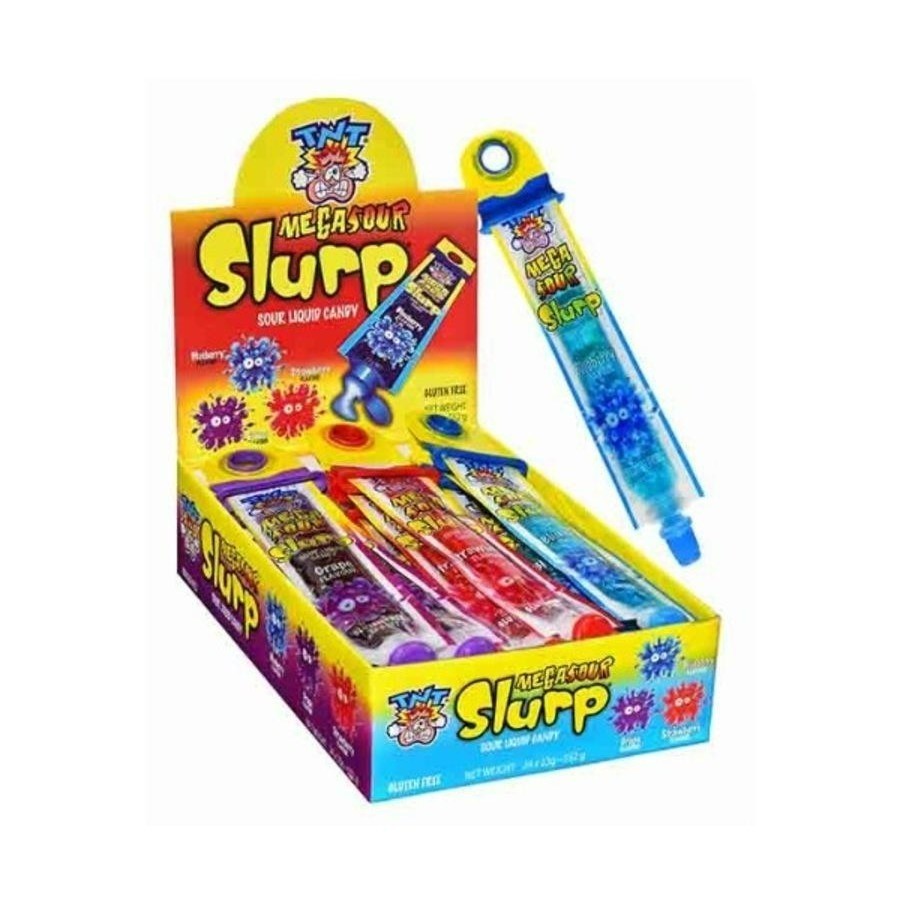 12 x Box of 24pc TNT SLURP. Best Before: 20/03/2026.