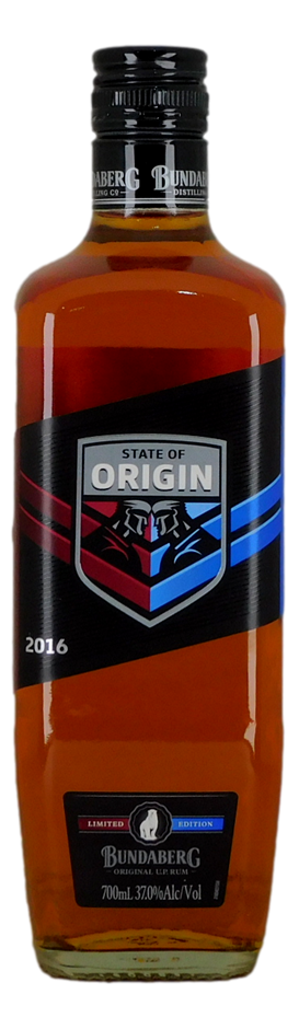Bundaberg Rum State Of Origin (1x 700mL), QLD.