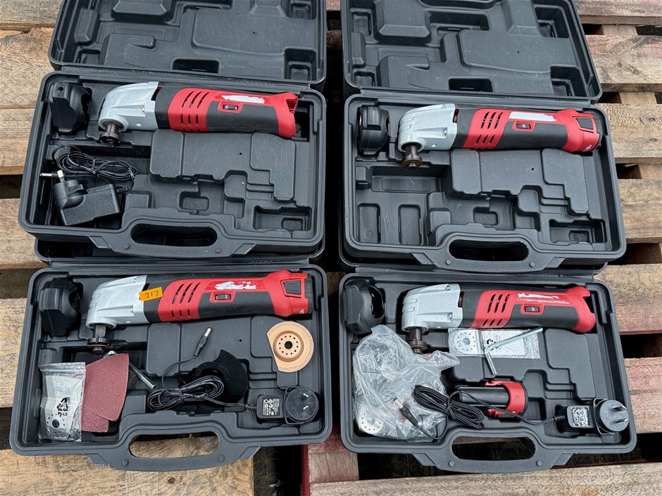 10.8V Lithium Ion Cordless Multifunction Tool x 4 units