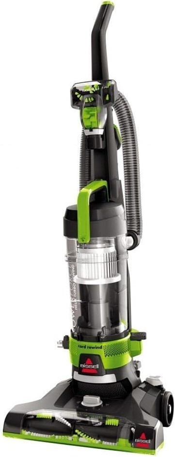 BISSELL PowerForce Helix Turbo Rewind Upright Bagless Vacuum, 2261F. NB: Mi