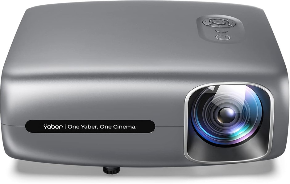YABER Pro U7 12000L 5G WiFi Bluetooth Projector, Native 1080P 4K Support, A