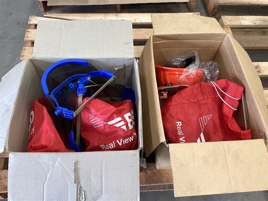 Electric Arc Flash Face Shields x 7