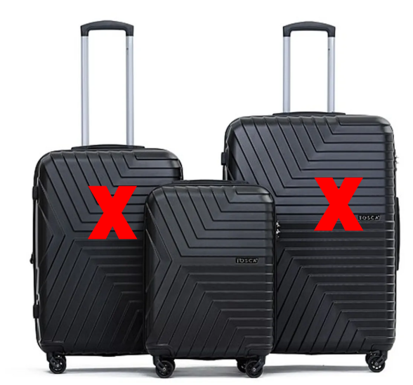 TOSCA Huston Small (55 H x 36 W x 22cm D). NB: minor use and dusty.