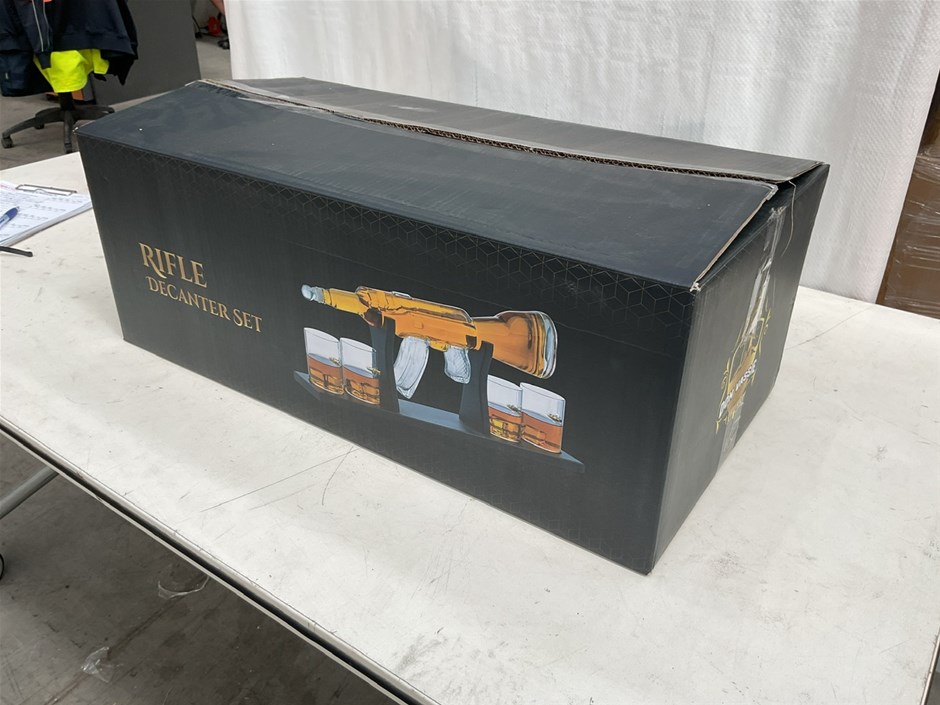 Don Vassie Rifle Decanter Set.