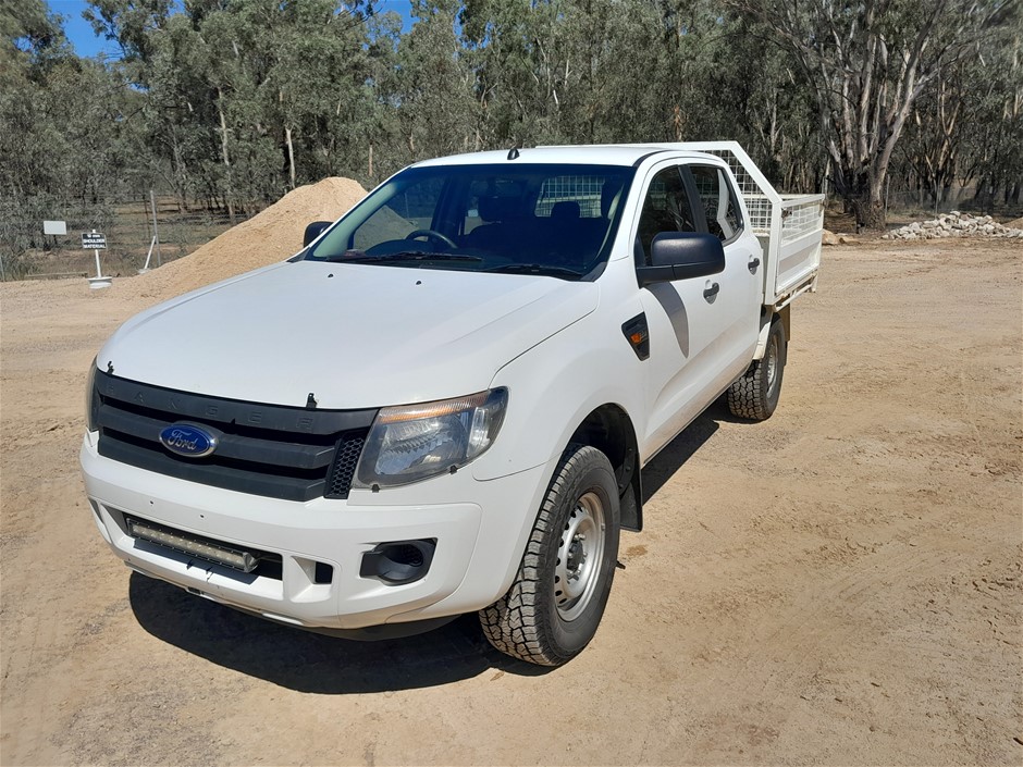 2015 Ford Ranger XL 4X4 PX TDD AT Crew Cab Chassis (EX-GOV)