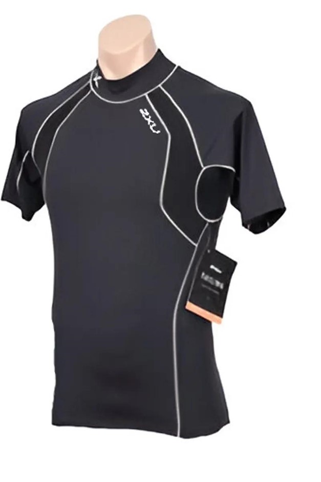 2 x 2XU Men's Short Sleeve High Performance Power Top, Size M, Black. Buye