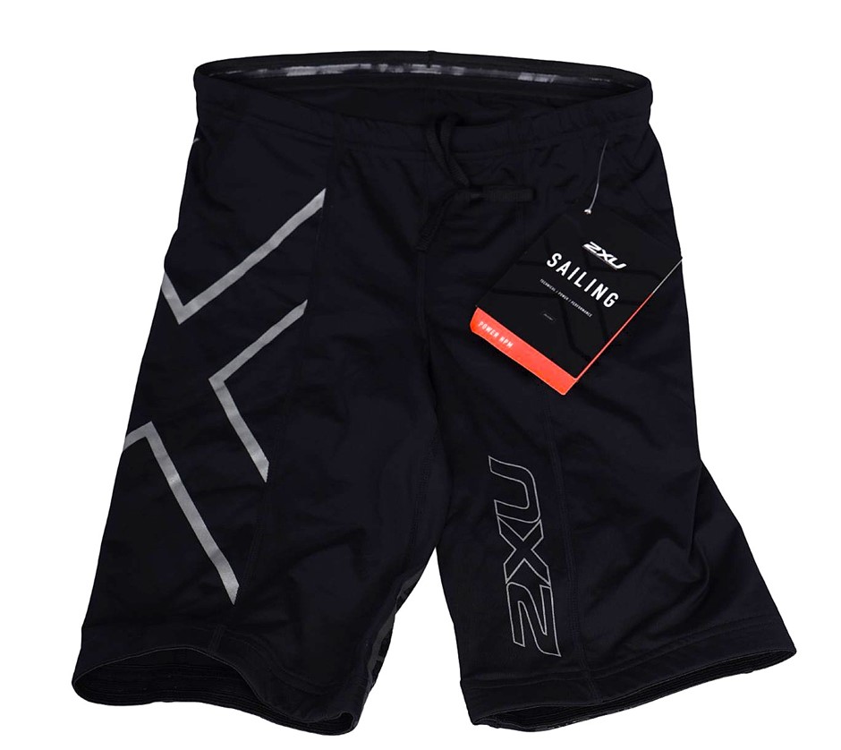 5 x 2XU Women's High Performance Powerc Short, Size XS, Black/Reflective, W
