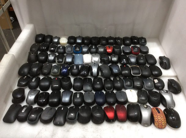 HP/Logitech/DELL Mixed Brand and Model Wireless Mice (Lot of 100)